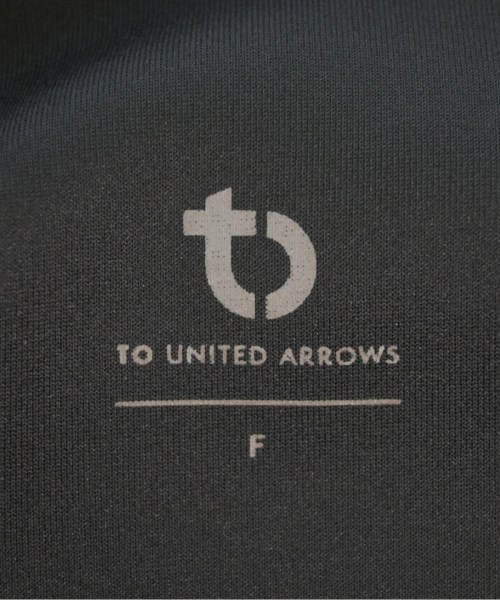 TO UNITED ARROWS（トゥユナイテッドアローズ）Tシャツ・カットソー 黒 サイズ:F レディース/2200701425067