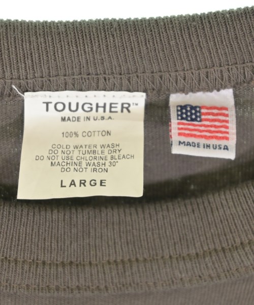 TOUGHER（タファー）Tシャツ・カットソー 茶 サイズ:L メンズ/2200713031027