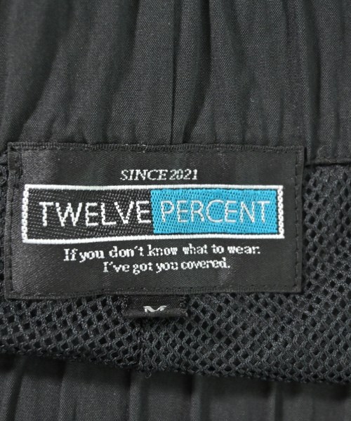 TWELVE PERCENT（トゥエルブパーセント）スウェットパンツ 黒 サイズ:M メンズ/2200686533016