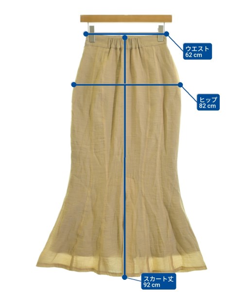 &g'aime（アンジェム）ロング・マキシ丈スカート ベージュ サイズ:F レディース/2200676929058