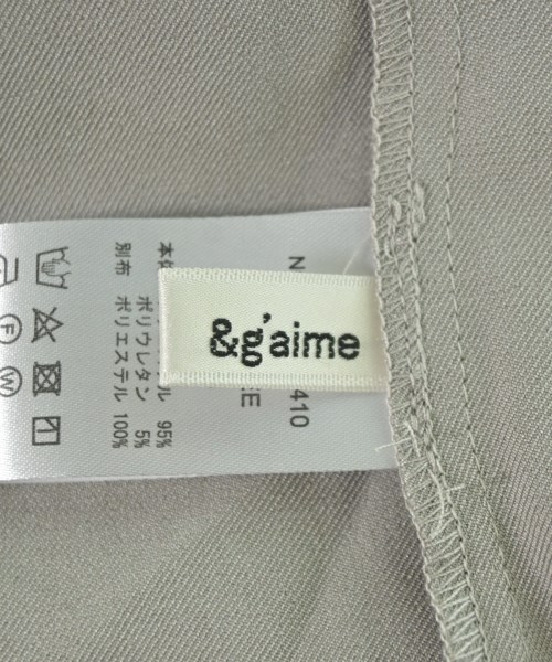 &g'aime（アンジェム）ワンピース グレー サイズ:F レディース/2200699069113