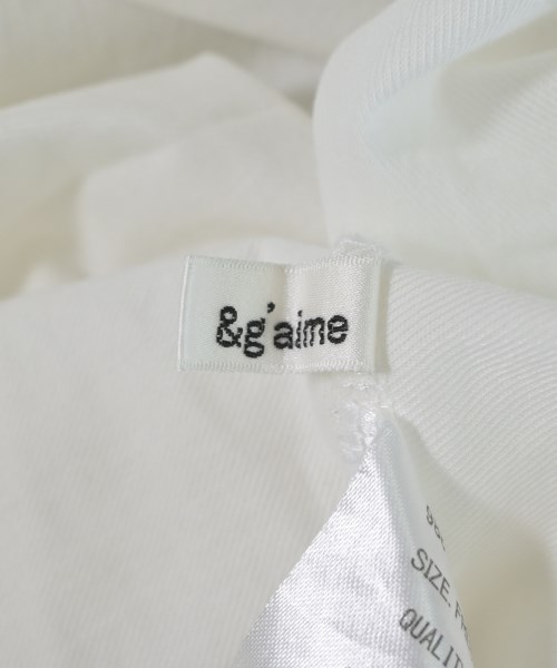 &g'aime（アンジェム）ノースリーブ 白 サイズ:F レディース/2200685647134