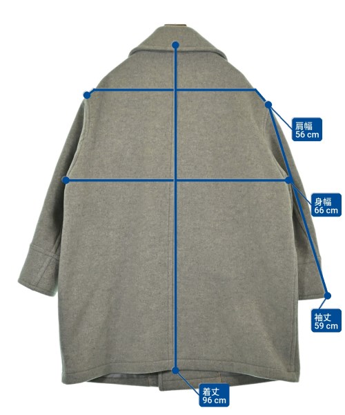 AFTER PRAY（アフタープレイ）ピーコート グレー サイズ:L メンズ/2200639395012