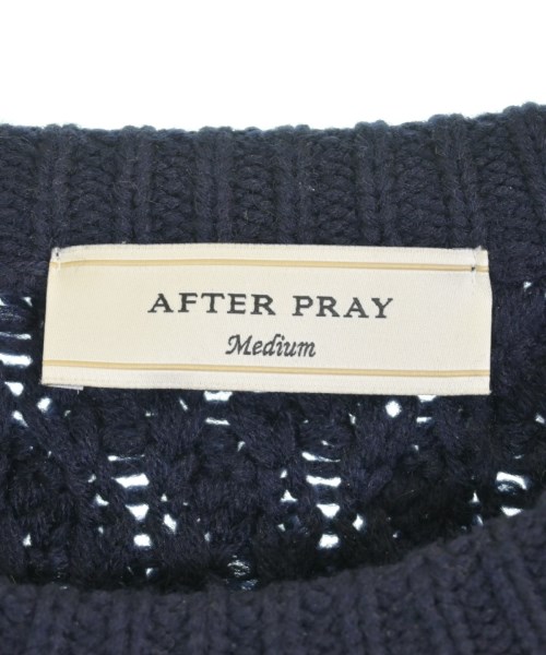 AFTER PRAY（アフタープレイ）ニット・セーター 紺 サイズ:-(XL位) メンズ/2200720604023