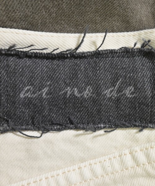 ai no de（アイノデ）デニムパンツ 白 サイズ:S レディース/2200627576096