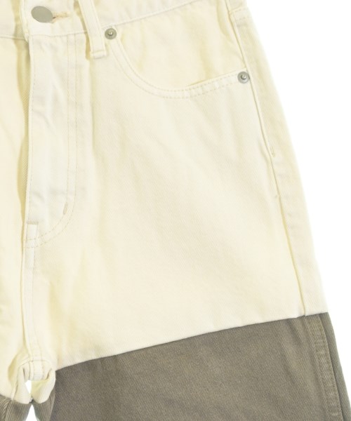 ai no de（アイノデ）デニムパンツ 白 サイズ:S レディース/2200627576096