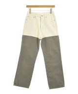 ai no de（アイノデ）デニムパンツ 白 サイズ:S レディース/2200627576096