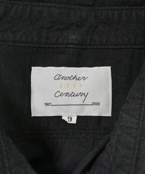 Another 20th century（アナザートゥエンティースセンチュリー）カジュアルシャツ 黒 サイズ:3(L位) メンズ/2200682276160