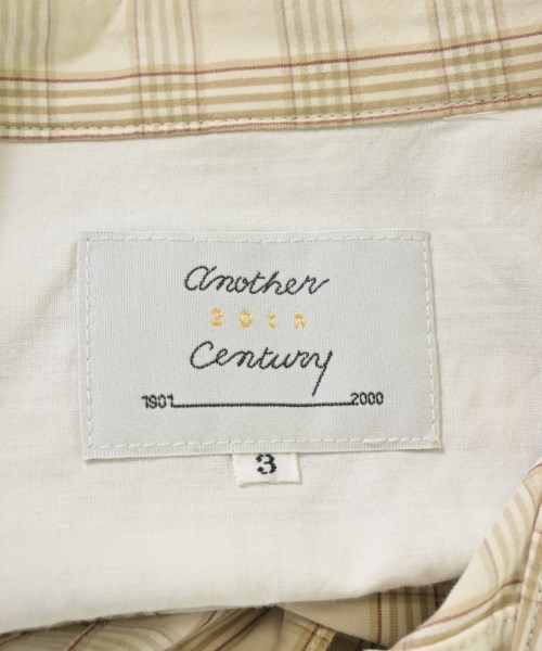 Another 20th century（アナザートゥエンティースセンチュリー）カジュアルシャツ ベージュ サイズ:3(L位) メンズ/2200682276283