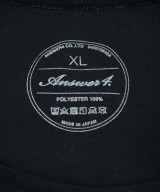 Answer4（アンサーフォー）Tシャツ・カットソー 黒 サイズ:XL メンズ/2200663950096