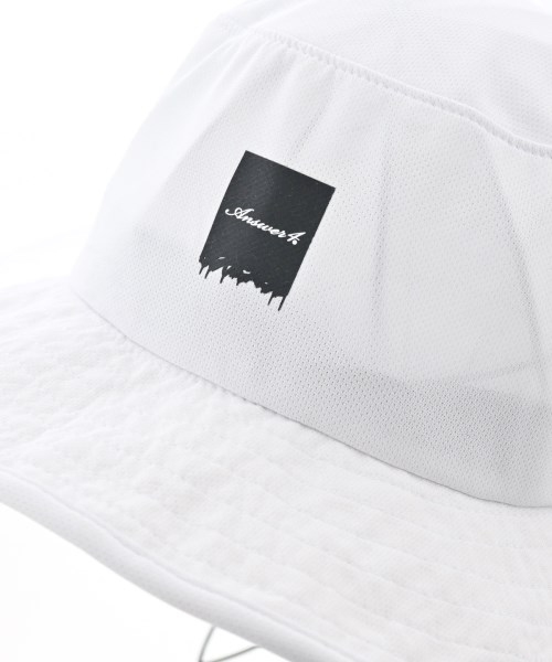 Answer4（アンサーフォー）ハット 白 サイズ:61cm メンズ/2200663950140