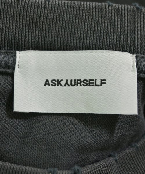 ASKYURSELF（アスクユアセルフ）Tシャツ・カットソー グレー サイズ:M メンズ/2200735690516