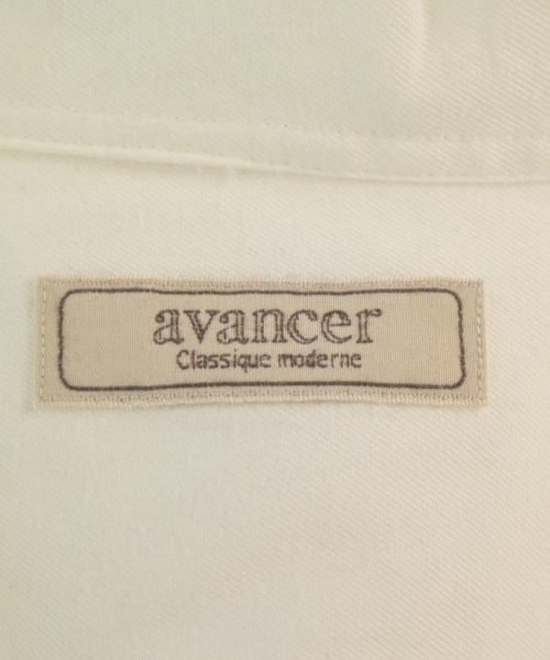 avancer（アヴォンシェル）カジュアルシャツ 白 サイズ:46(M位) メンズ/2200674139091