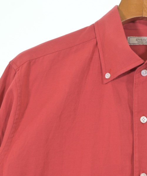 avancer（アヴォンシェル）カジュアルシャツ 赤 サイズ:48(L位) メンズ/2200644984201