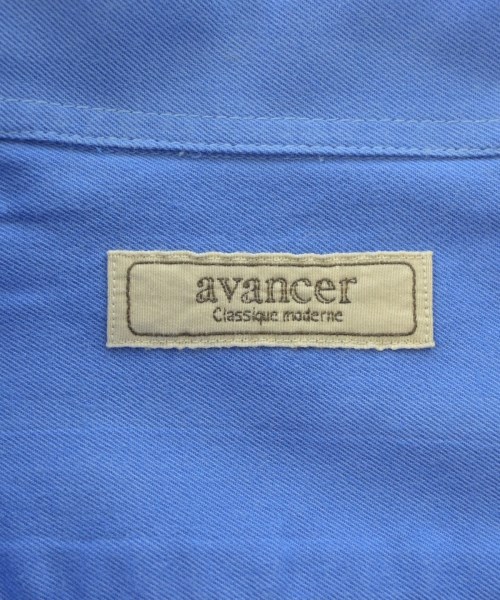 avancer（アヴォンシェル）カジュアルシャツ 青 サイズ:46(L位) メンズ/2200710079039