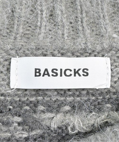 BASICKS（ベイシックス）ニット・セーター グレー サイズ:S メンズ/2200625843039
