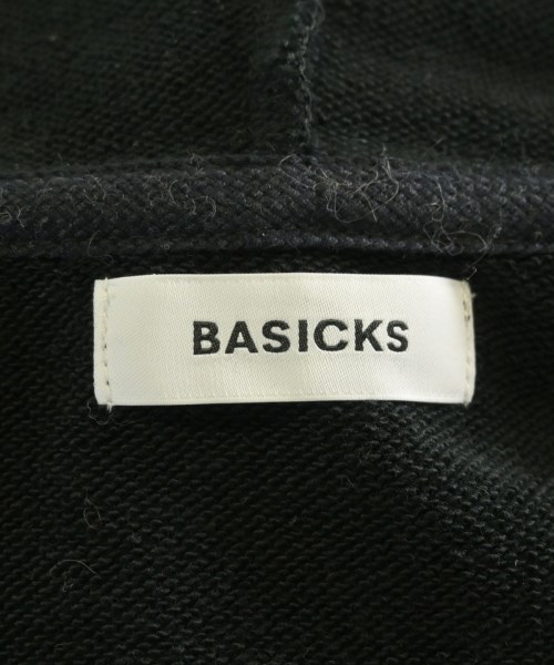 BASICKS（ベイシックス）パーカー 黒 サイズ:S レディース/2200609929018