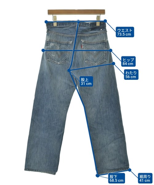 BASICKS（ベイシックス）デニムパンツ 青 サイズ:M レディース/2200633427054