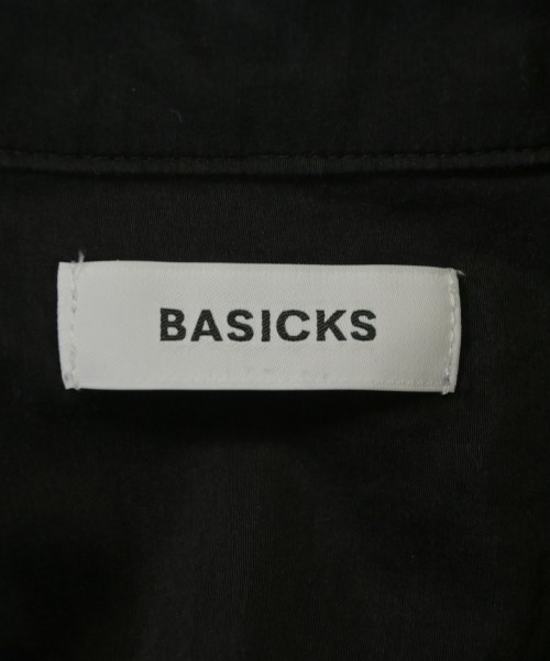 BASICKS（ベイシックス）カジュアルシャツ 黒 サイズ:M メンズ/2200703917034