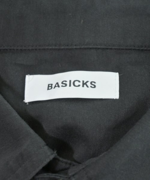 BASICKS（ベイシックス）カジュアルシャツ 黒 サイズ:M メンズ/2200709364061