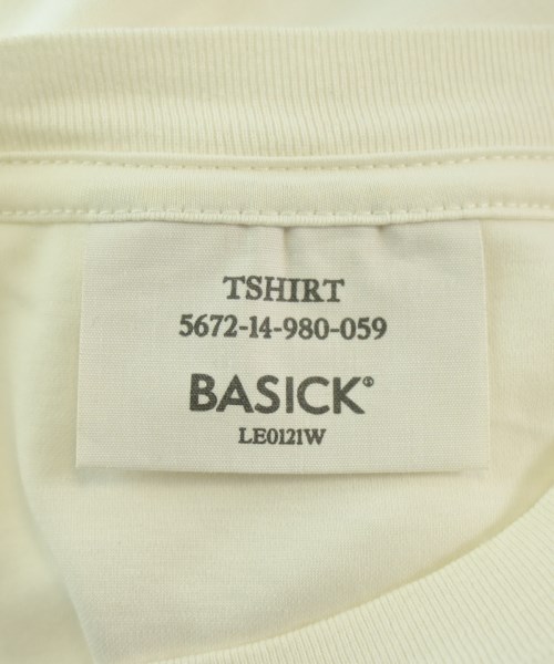BASICKS（ベイシックス）Tシャツ・カットソー 白 サイズ:M メンズ/2200727833020