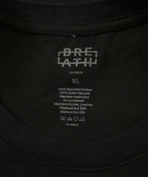Breath（ブレス）Tシャツ・カットソー 黒 サイズ:XL メンズ/2200617983132