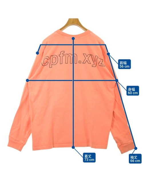 CPFM.XYZ（シーピーエフエムエックスワイゼット）Tシャツ・カットソー オレンジ サイズ:XL メンズ/2200710390035