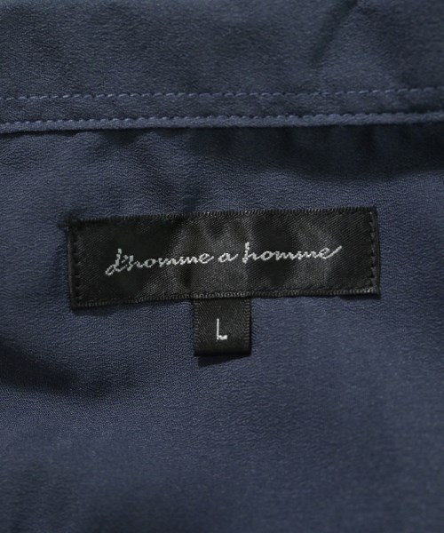 D'HOMME A HOMME（ドムアオム）カジュアルシャツ 紺 サイズ:L レディース/2200635316035