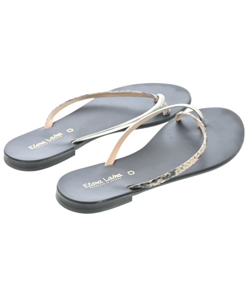 ELENA LAINA（エレナライナ）サンダル シルバー サイズ:EU39(25.5cm位) レディース/2200676819021