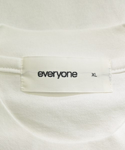 everyone（エブリワン）Tシャツ・カットソー 白 サイズ:XL メンズ/2200643647022