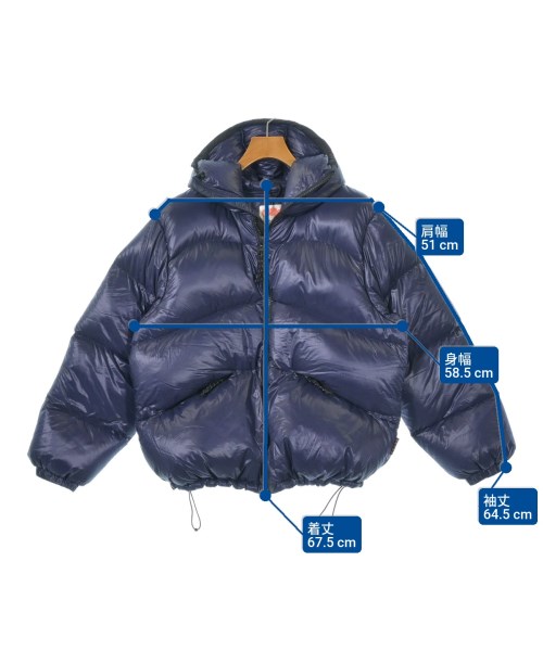 everyone（エブリワン）ダウンジャケット/ダウンベスト 紫 サイズ:M メンズ/2200643797062