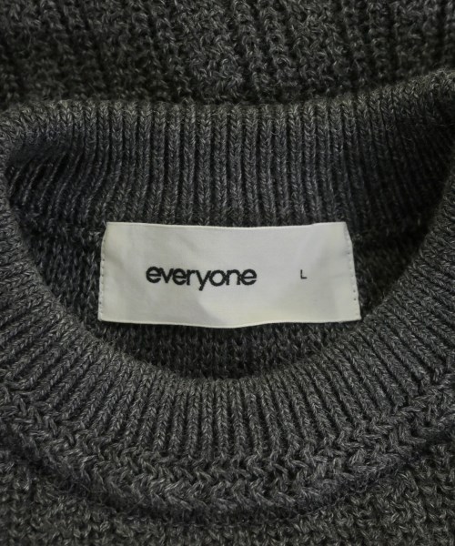 everyone（エブリワン）ニット・セーター グレー サイズ:L メンズ/2200677979243