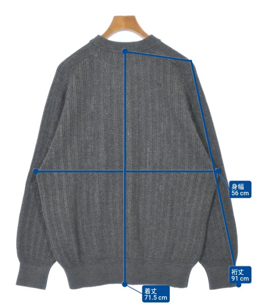 everyone（エブリワン）ニット・セーター グレー サイズ:L メンズ/2200677979243