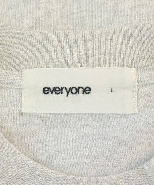 everyone（エブリワン）Tシャツ・カットソー グレー サイズ:L メンズ/2200699085045