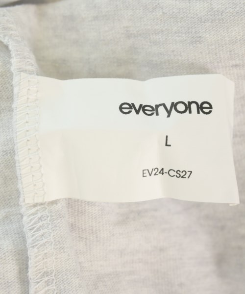everyone（エブリワン）Tシャツ・カットソー グレー サイズ:L メンズ/2200699085045