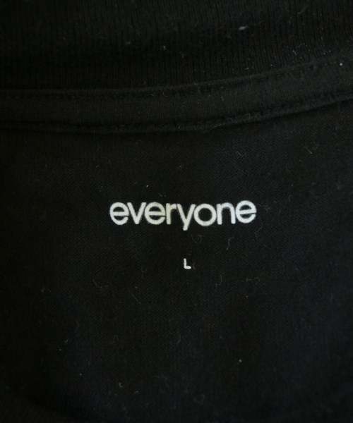 everyone（エブリワン）Tシャツ・カットソー 黒 サイズ:L メンズ/2200712082013