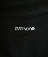 everyone（エブリワン）Tシャツ・カットソー 黒 サイズ:L メンズ/2200712082013