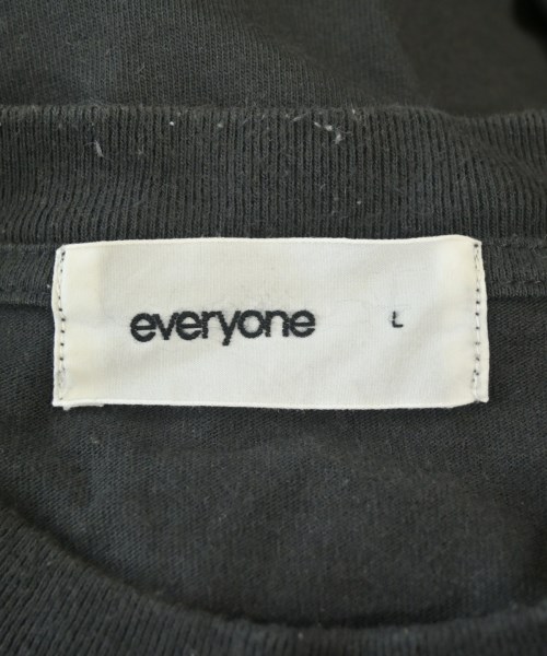 everyone（エブリワン）Tシャツ・カットソー 黒 サイズ:L メンズ/2200712082020