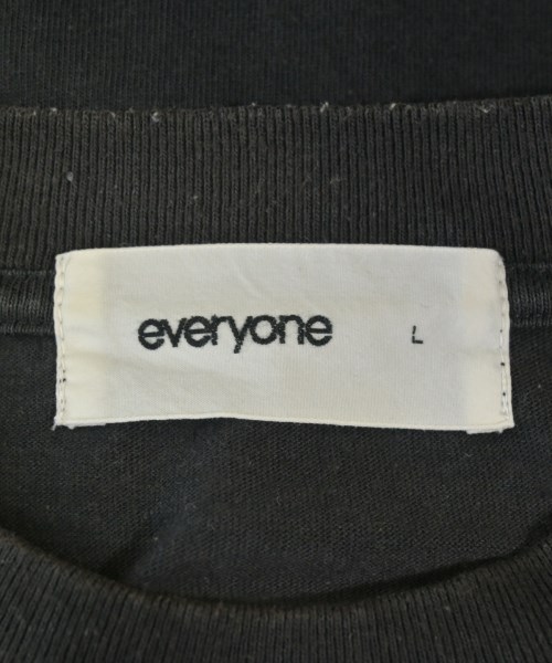 everyone（エブリワン）Tシャツ・カットソー 黒 サイズ:L メンズ/2200709377139