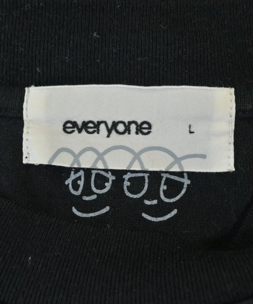 everyone（エブリワン）Tシャツ・カットソー 黒 サイズ:L メンズ/2200709377146