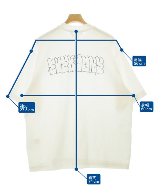 everyone（エブリワン）Tシャツ・カットソー 白 サイズ:XL メンズ/2200689148033