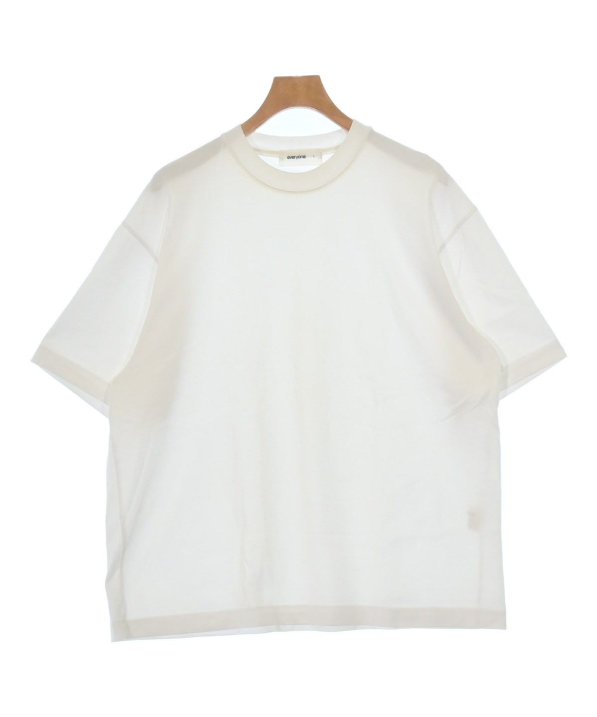 everyone（エブリワン）Tシャツ・カットソー 白 サイズ:L メンズ