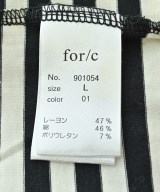 for/c（フォーシー）Tシャツ・カットソー 黒 サイズ:L レディース/2200710384126
