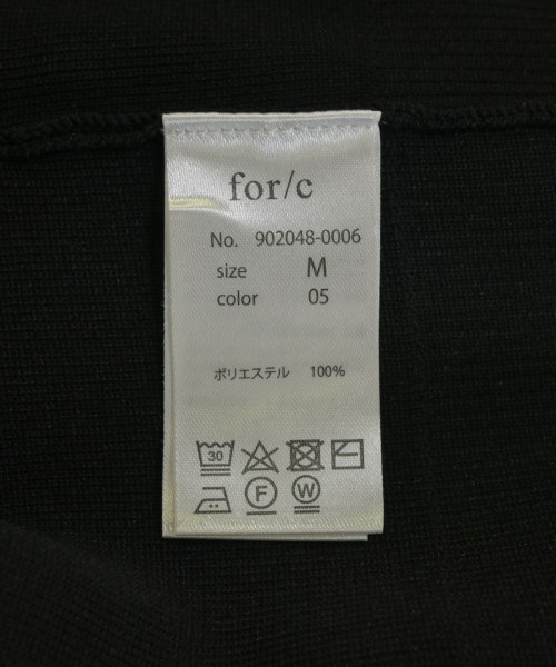 for/c（フォーシー）ニット・セーター 黒 サイズ:M レディース/2200700501151