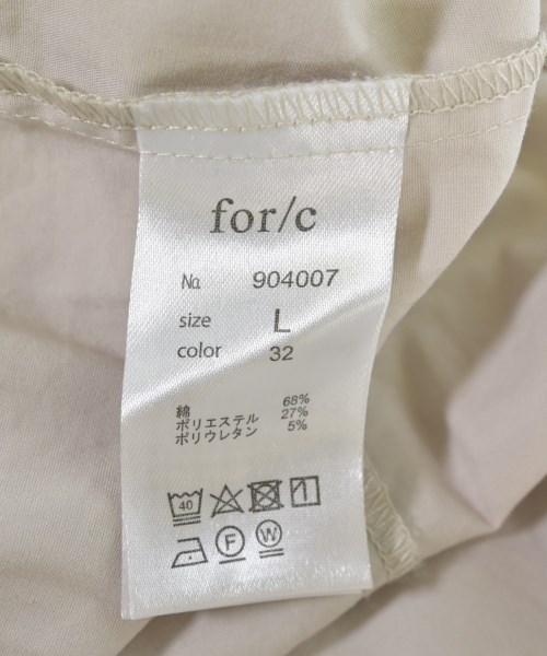 for/c（フォーシー）ワンピース ベージュ サイズ:L レディース/2200705277044