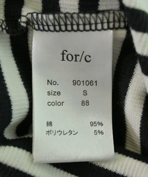 for/c（フォーシー）ニット・セーター 黒 サイズ:S レディース/2200678377031