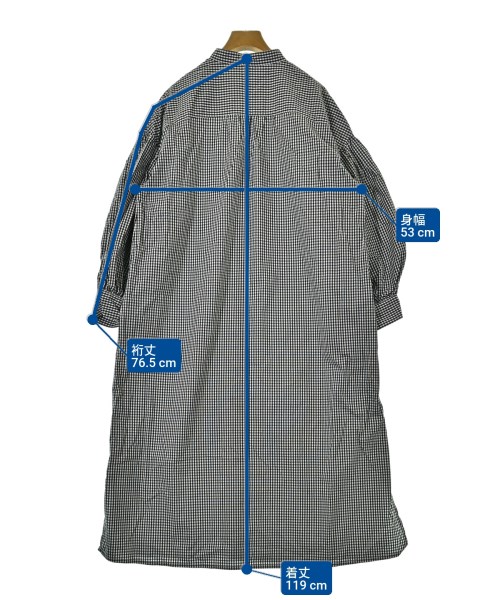 GEVACO（ゲバコ）シャツワンピース 黒 サイズ:38(M位) レディース/2200660801049