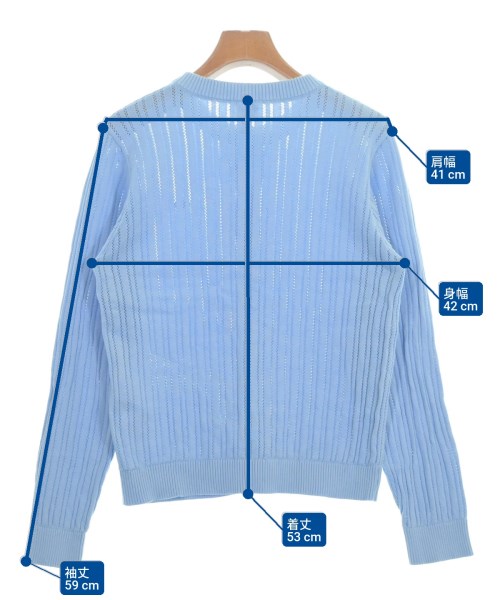 GEVACO（ゲバコ）カーディガン 青 サイズ:38(M位) レディース/2200664614058
