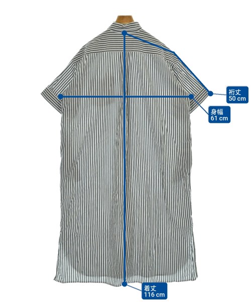 GEVACO（ゲバコ）シャツワンピース 黒 サイズ:38(M位) レディース/2200671207113