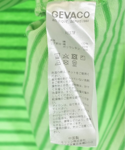GEVACO（ゲバコ）Tシャツ・カットソー 緑 サイズ:38(M位) レディース/2200721118024